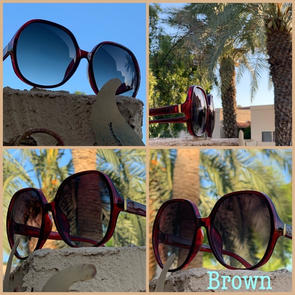 Oversized Round Sunnies 🕶  NWT - Picture 4 of 6